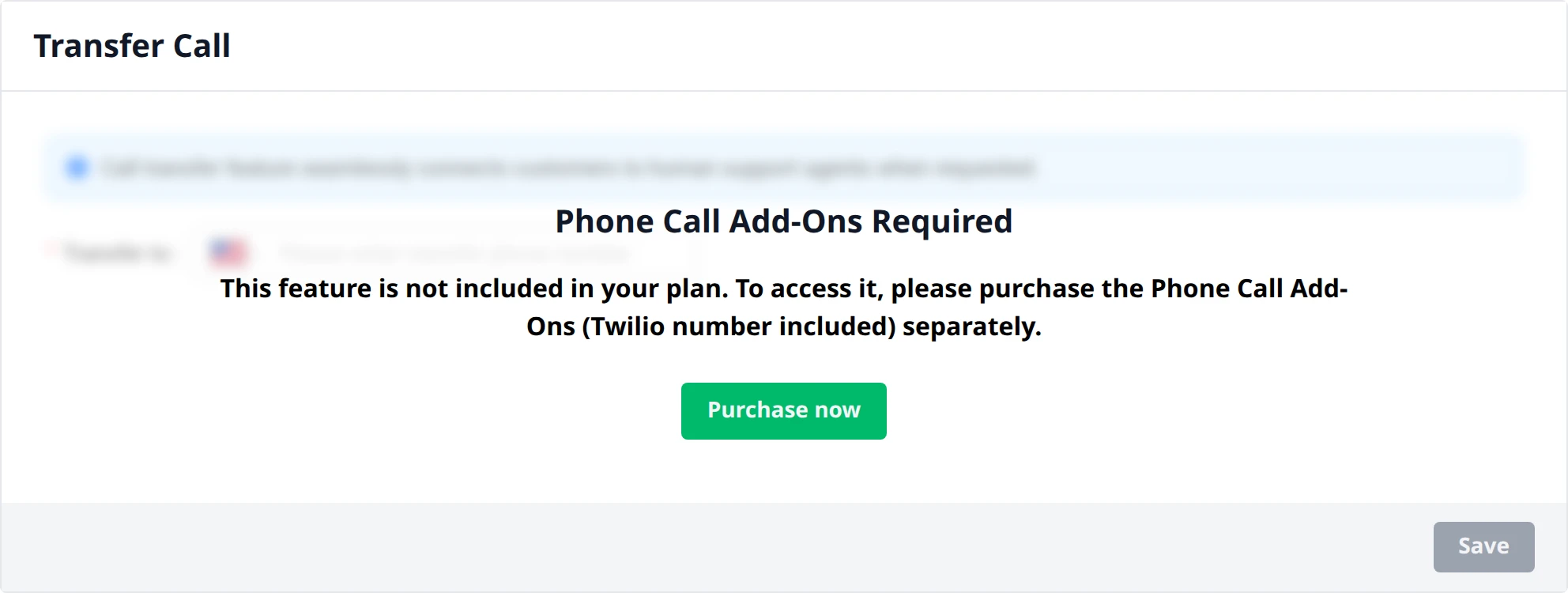 Transfer Call
